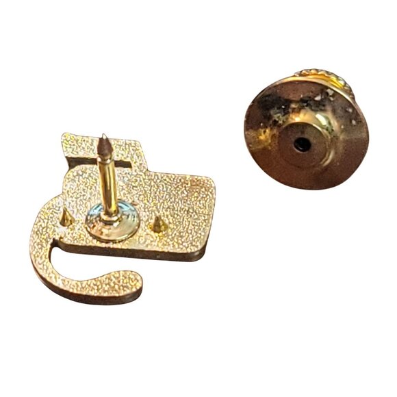 Vintage H & M Gold Tone 5 year Service Lapel Pin - Picture 3 of 4